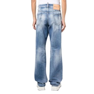 Dsquared2 - Blaue Jeanshose Im Roadie-jeans-stil