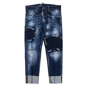Dsquared2 - Sailor Jean - Dunkelblaue Jeanshose Mit Patch