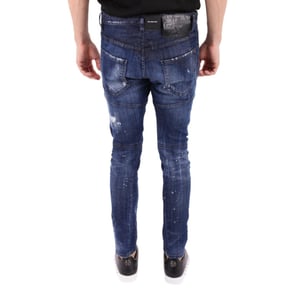 Dsquared2 Tidy Biker Jean Dunkelblaue Jeanshose