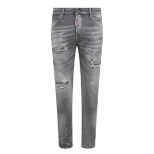 Dsquared2 - Hellgraue Skaterjeans