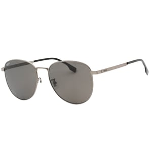 Hugo Boss Sonnenbrille In Grau Mit Matten Pz-gläsern In Dunklem Ruthenium Für Herren