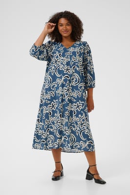 Kleid KCmahlia A-shape blue white