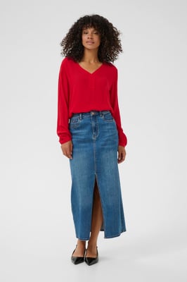 Langarm-Bluse Amber Regular fit red