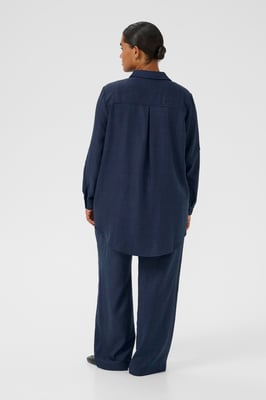 Langarm-Bluse KCellie Loose fit dark blue