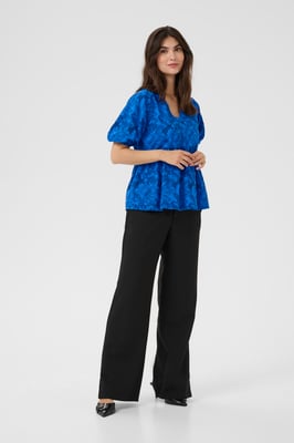 Kurzarm-Bluse CUtaylar Relaxed fit navy blue