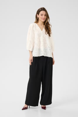 Langarm-Bluse KApariva Loose fit white