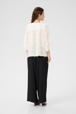 Langarm-Bluse KApariva Loose fit white