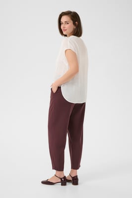 Kurzarm-Bluse KAanja Regular fit white