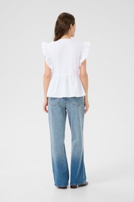 Kurzarm-Bluse KAgerid Regular fit white
