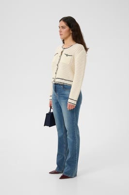 Strickjacke GZcleana Regular fit cream