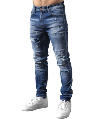 Enzo Milano | Herren Ripped Jeans