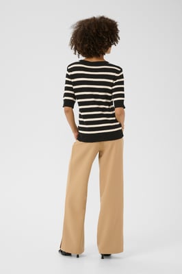Strickpullover CUmesa Relaxed fit black offwhite