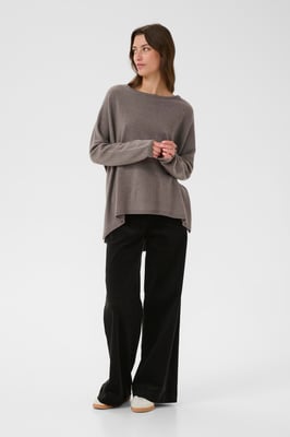 Strickpullover TilaPW Lockere Passform grey