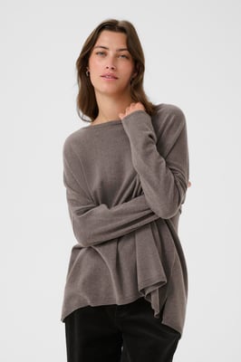 Strickpullover TilaPW Lockere Passform grey