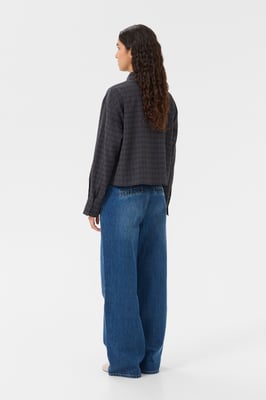 Langarm - Hemd KBAyo Baggy fit navy