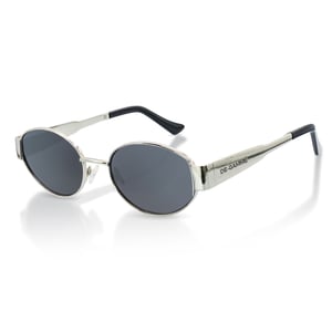 De-Gamme Silber Oval Polarisierte UV-Schutz-Sonnenbrille – Monaco
