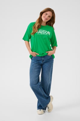 T-shirt KAharries Oversize fit green