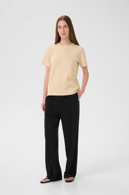 T-shirt VincentIW Gerade Passform beige