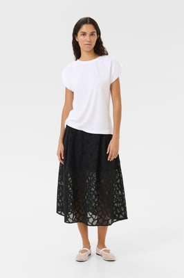 T-shirt KBAnnie Feminine white