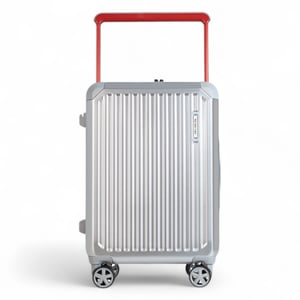 Hartschalenkoffer in Silber von Rimowa inspiriert, TSA-Kabinengepäck, langlebiger Spinner-Koffer