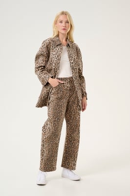 Casual Hose CUaliena Relaxed fit leopard