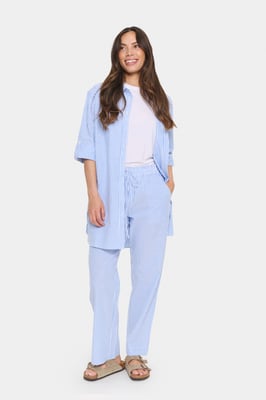 Casual Hose ElmikoSZ Gerade Passform blue white