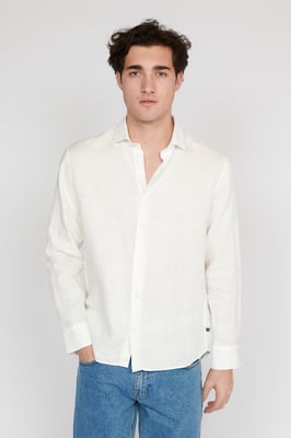 Langarm - Hemd MAmarc Gerade Passform white