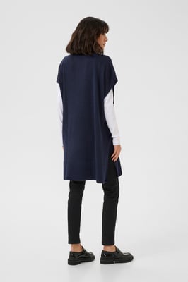 Poncho KAannetta Loose fit marine