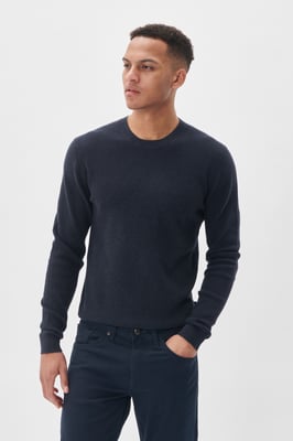 Strickpullover MAlagoon Gerade Passform navy