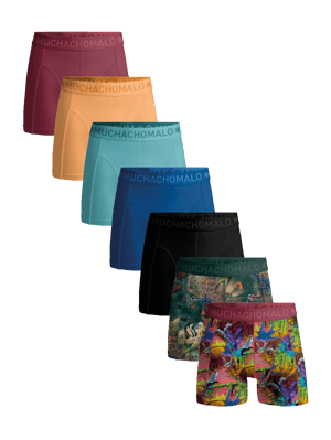 Muchachomalo Herren Boxer Shorts - 7er Pack - Herren Unterwäsche