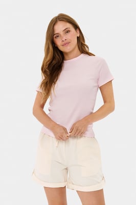 T-shirt AsterSZ Gerade Passform pink