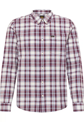 Lee - LEE BUTTON-DOWN-SAMT-BLAU