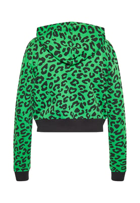 Mymo Sweatshirt Frauen Grün Leo