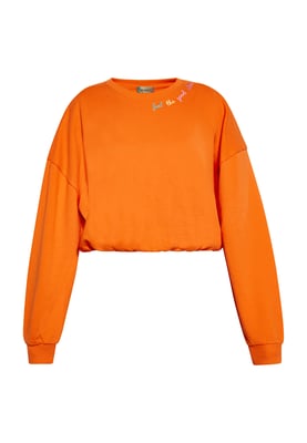 Mymo Sweatshirt Frauen orange