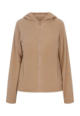 Dreimaster Fleecejacke Frauen Beige