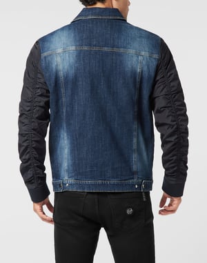 Composed Denim Zip Jacket College