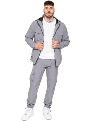 Enzo Milano | Herren Poly Cargo-Trainingsanzug Set