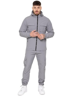 Enzo Milano | Herren Poly Cargo-Trainingsanzug Set