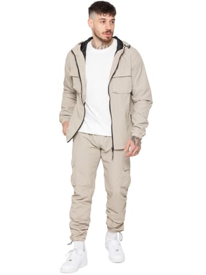 Enzo Milano | Herren Poly Cargo-Trainingsanzug Set