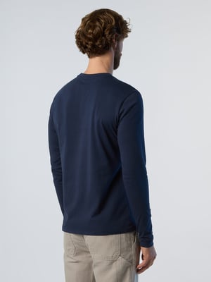 North Sails T-shirt Long-sleeved with logo patch