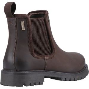 Hunter Canna Dealer Stiefel Leder Damen Braun Flach Chelsea Stiefel