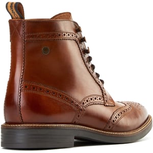 Base London Bristol Herren Brogues Aus Gebranntem Tan Leder