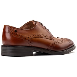 Base London Taschenleder Herren Tan Brogues Schuhe