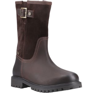 Hunter Canna Knöchelstiefel Leder Damen Braune Stiefel