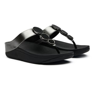 Fitflop Halo Perlenkreis Metallic Sandalen