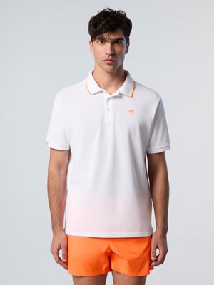 North Sails Polohemd Mit Neon-Logo