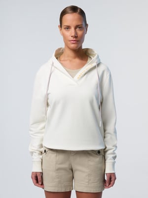 North Sails Kapuzenpullover V-Ausschnitt mit North Sails-Print