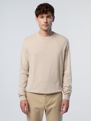 North Sails Pullover Rundhalsausschnitt mit Logo-Etikett