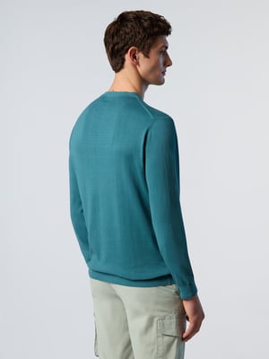 North Sails Pullover Rundhalsausschnitt mit Logo-Etikett