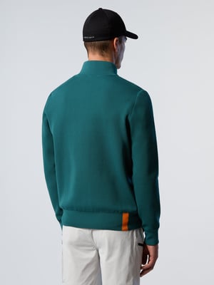 North Sails Pullover Technischer Strick mit durchgehendem Reißverschluss